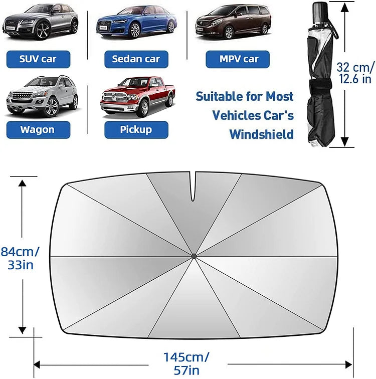 SunShield™ Windshield Sunshade Car Umbrella